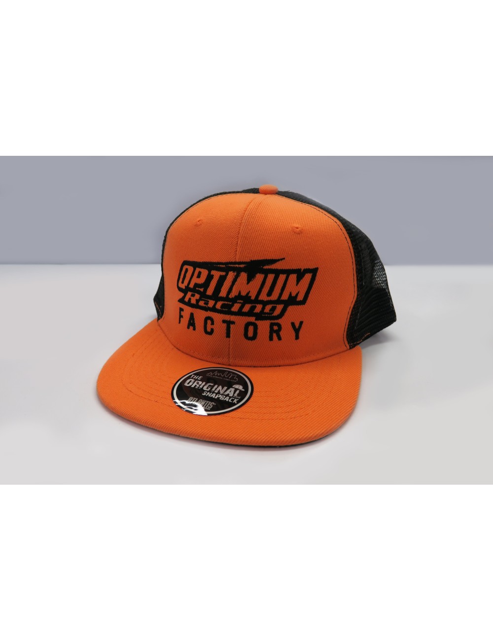 Embroider Cap Optimum Factory Orange snapback plate