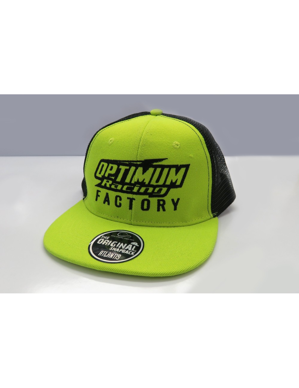 Embroider Cap Optimum Factory Yellow snapback plate