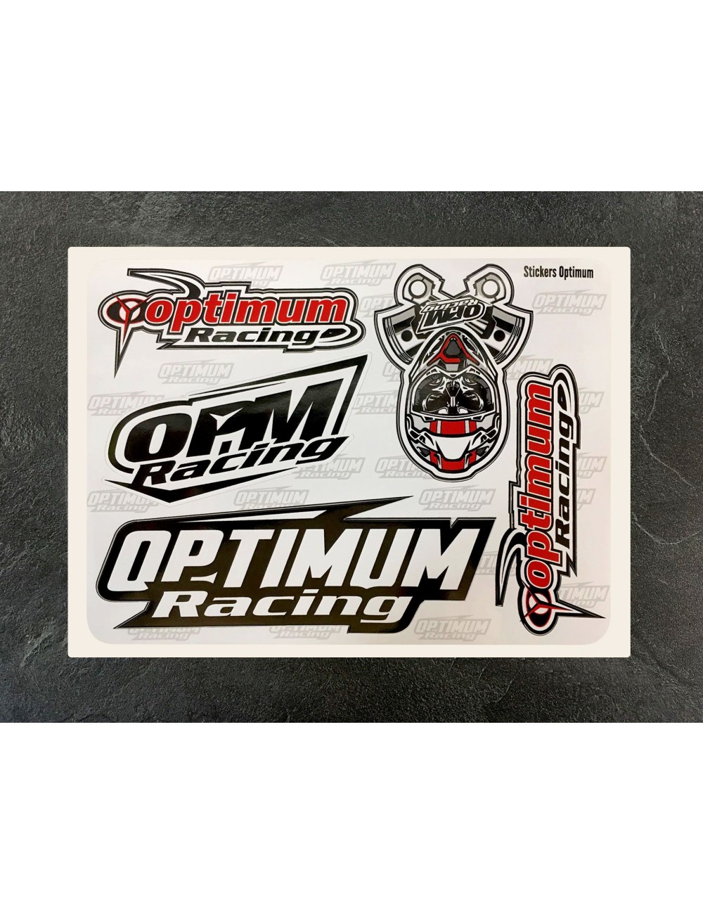 Planche de Stickers Optimum Racing